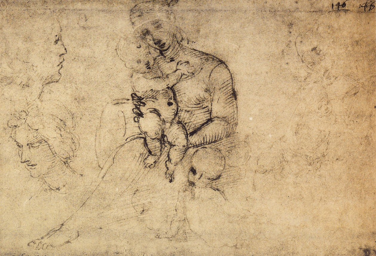 Étude de la Madone et l