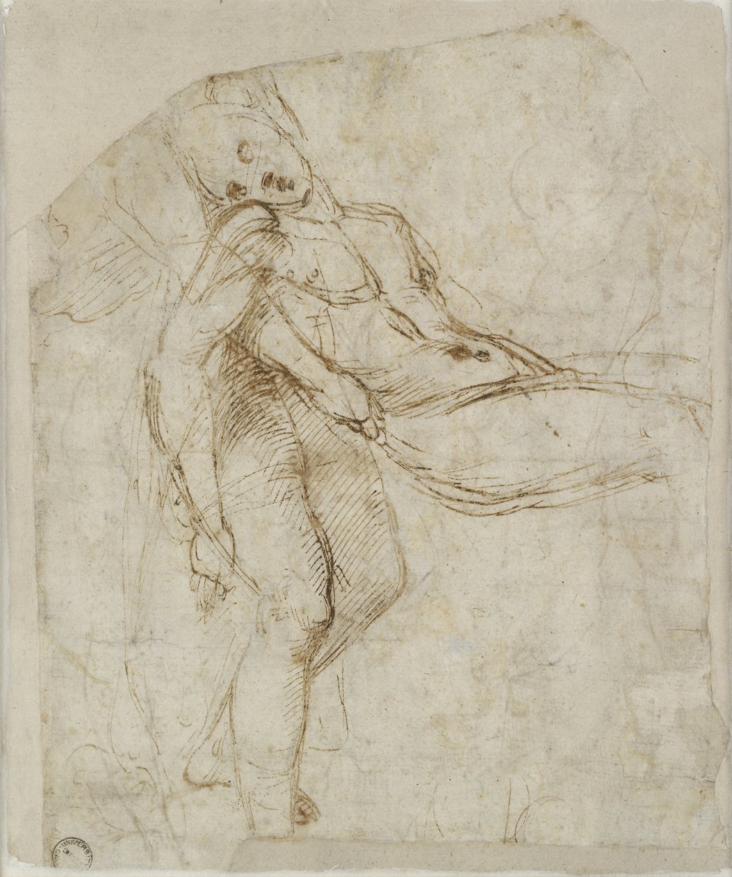 Verso : Le Christ mort porté au tombeau - Raffaello Sanzio Raphael