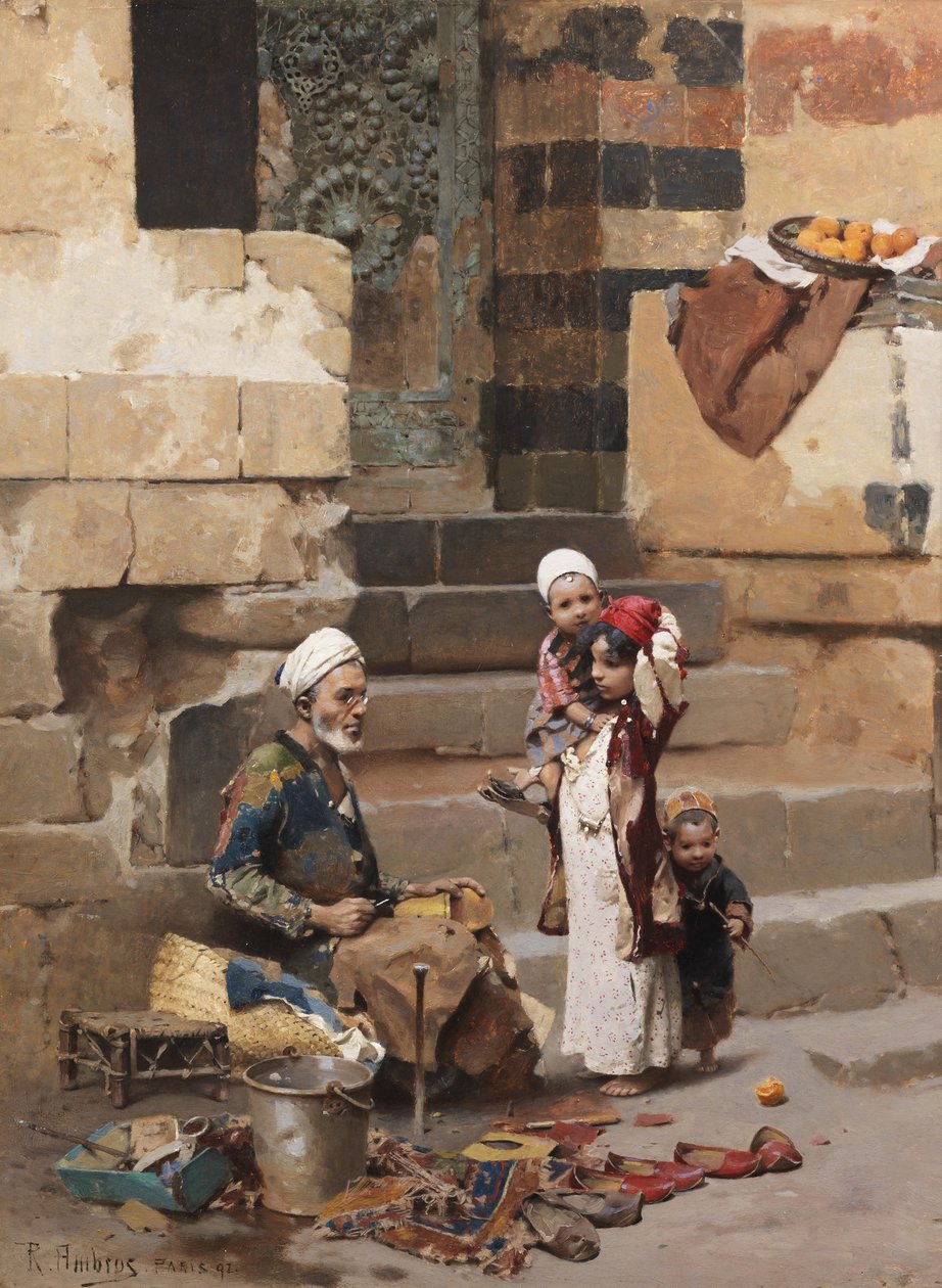 Le vieux cordonnier, Le Caire - Raphael von Ambros