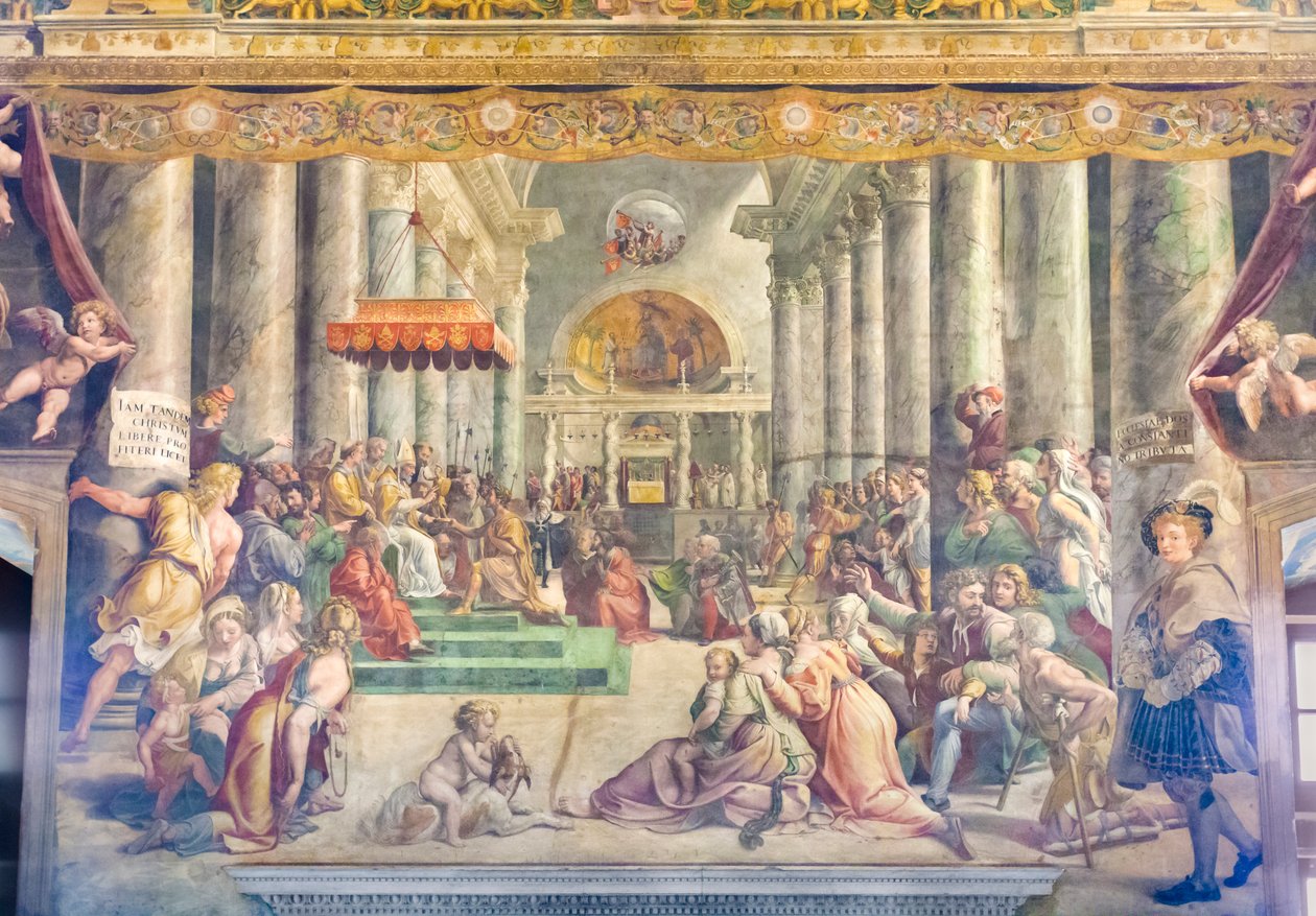 La Donation de Constantin, vers 1520 - Raphael (1483-1520) (& studio)
