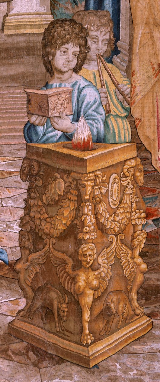 Série Actes des Apôtres. Saint Paul et Saint Barnabé à Lystre. Huitième tapisserie de la série - Raphael