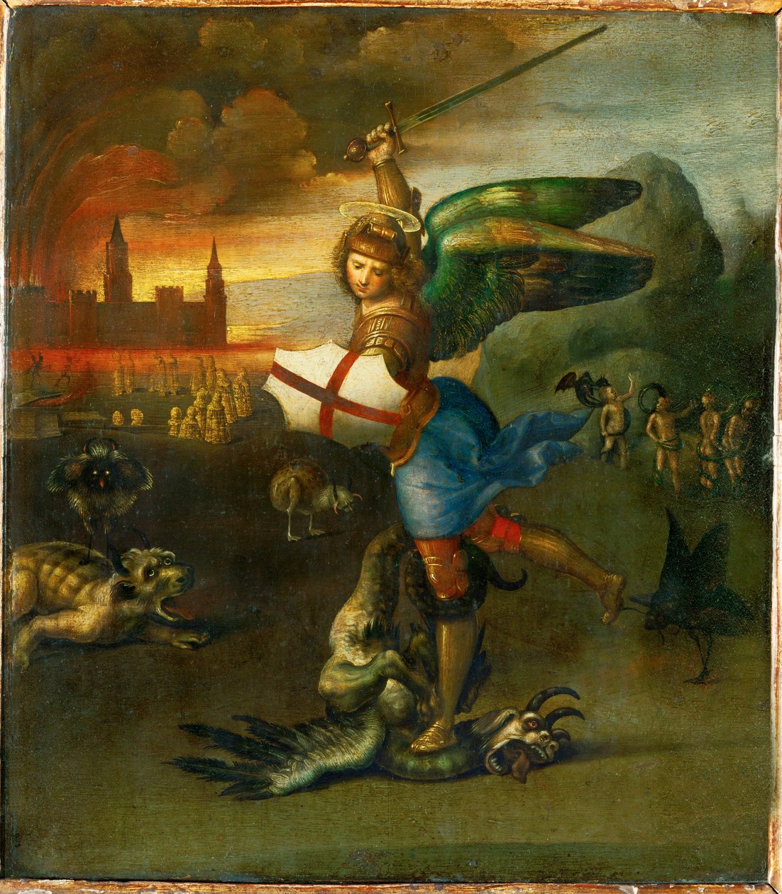 Saint Michel. Peint pour Guidobaldo Montefeltre, duc d