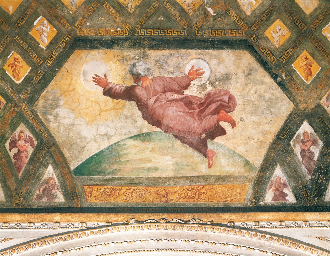 La Création du Soleil et de la Lune, vers 1518 - Raphael