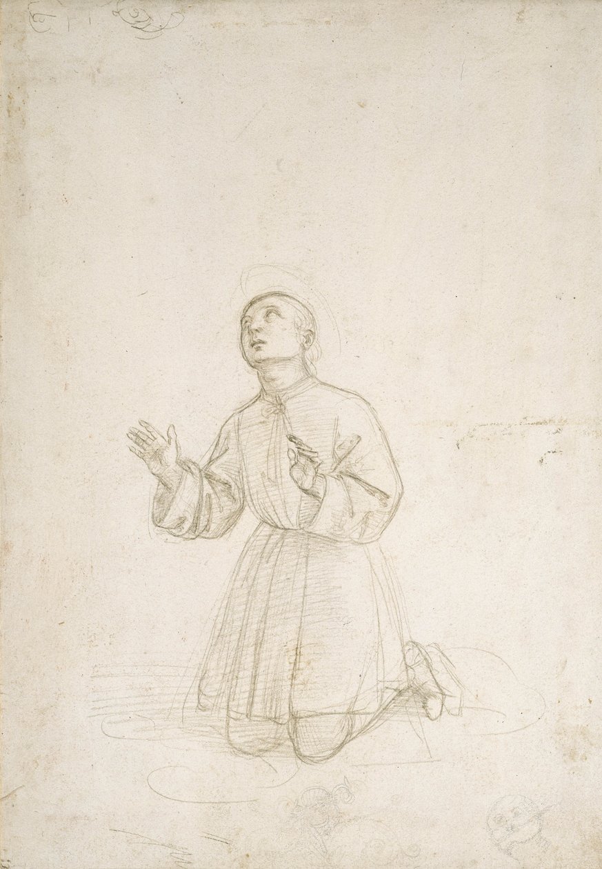 Figure agenouillée d