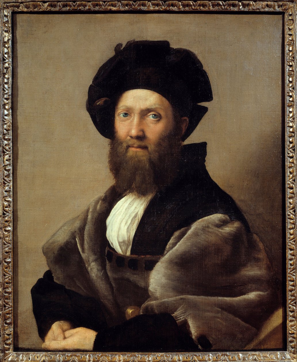 Portrait de Balthazar (Baldassare) Castiglione (1478-1529) écrivain et diplomate italien - Raphael