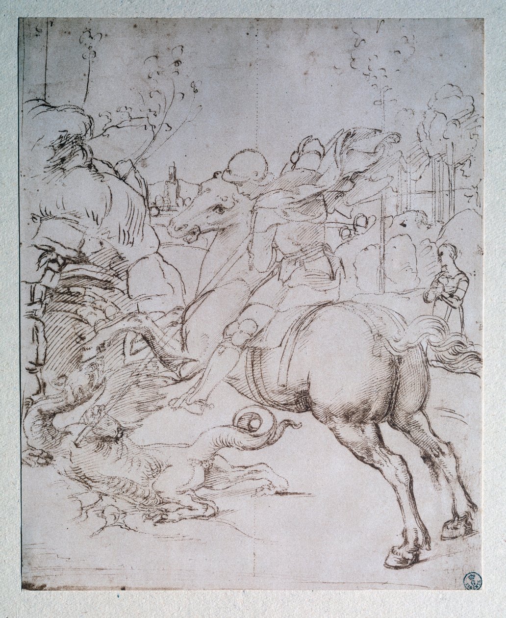 Saint Georges et le Dragon - Raphael