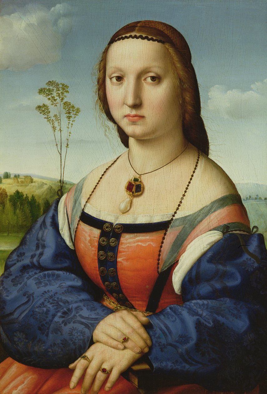 Portrait de Maddalena Doni, 1506 - Raffaello Sanzio Raphael