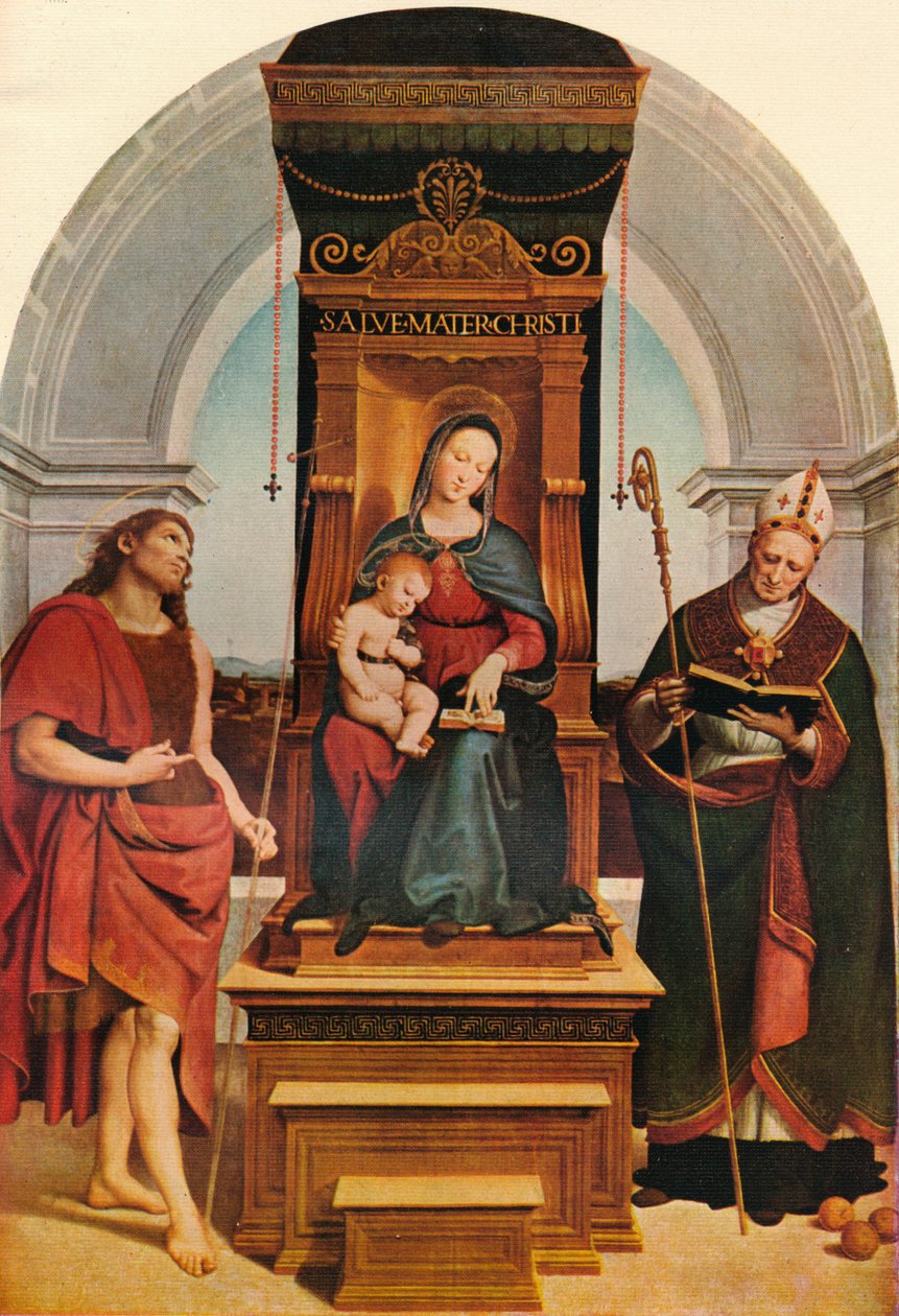 La Madone Ansidei - Raffaello Sanzio Raphael
