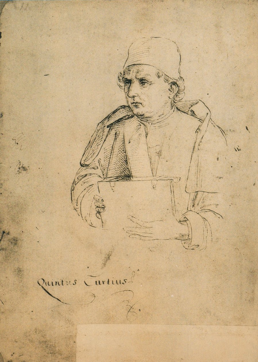 Quinto Curzio Rufo; dessin par Raphaël. Gallerie dell