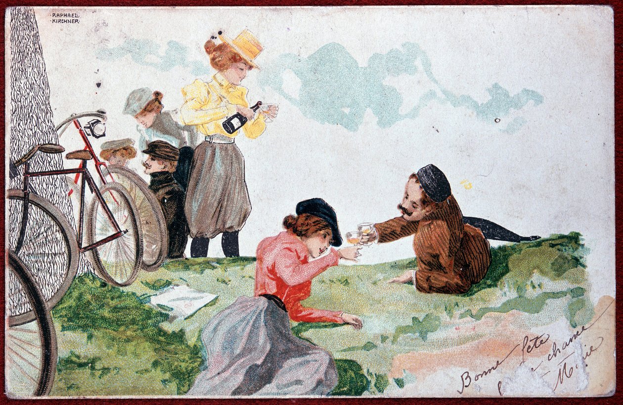 Fête champêtre : Pique-nique et cyclisme - Raphael Kirchner