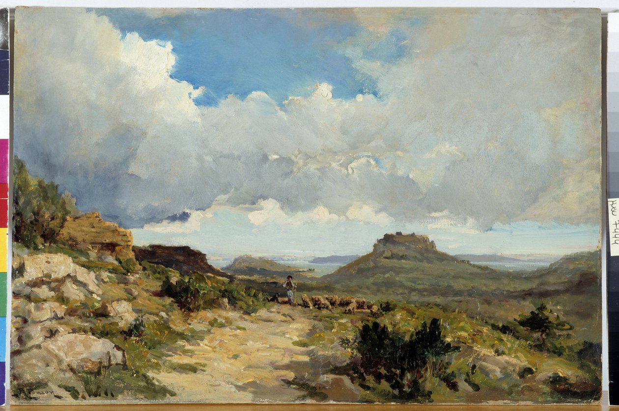 Berger à Miramas le Vieux, Étang de Berre dans les Bouches-du-Rhône - Raphael Luc Ponson