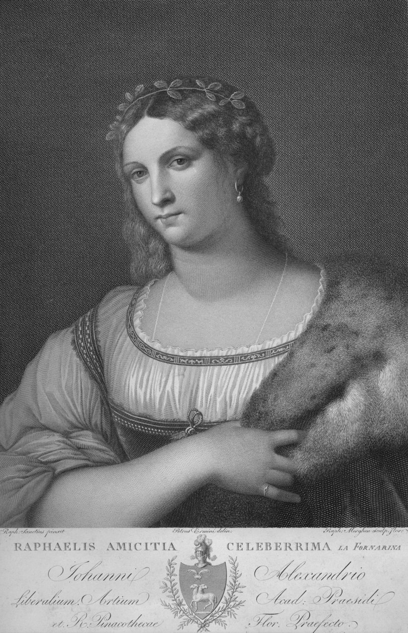 La Fornarina, vers 1814 - Raphael Morghen