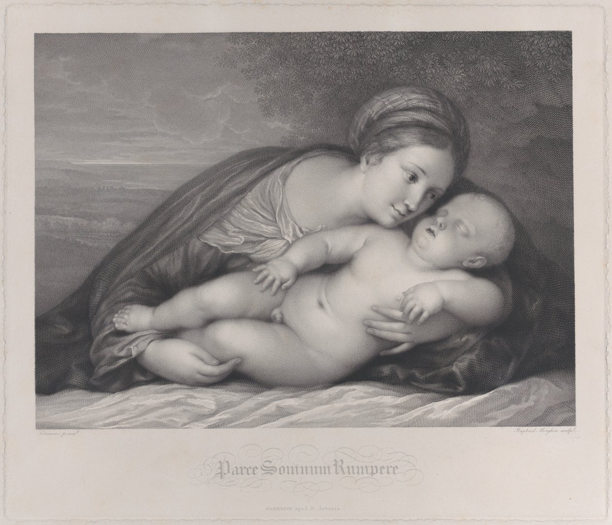 La Vierge embrassant l
