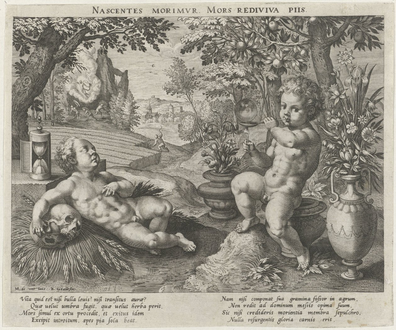 Allégorie de la Transience - Raphaël Sadeler (I)