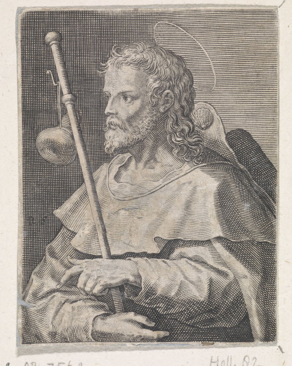 Apôtre Jacques le Majeur Christus, Maria et les douze apôtres - Raphaël Sadeler (I)