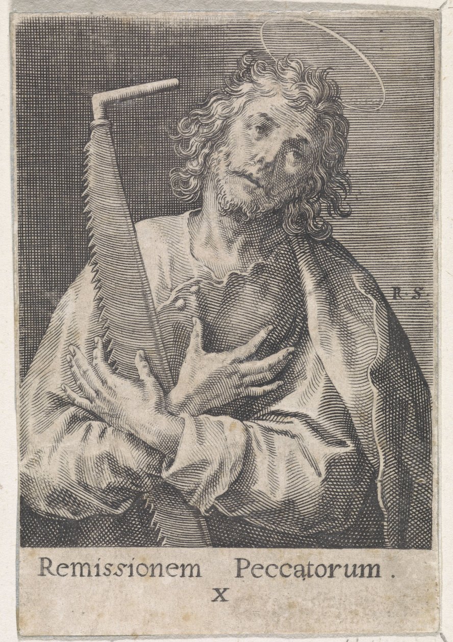 Apôtre Simon le Zélote - Raphaël Sadeler (I)