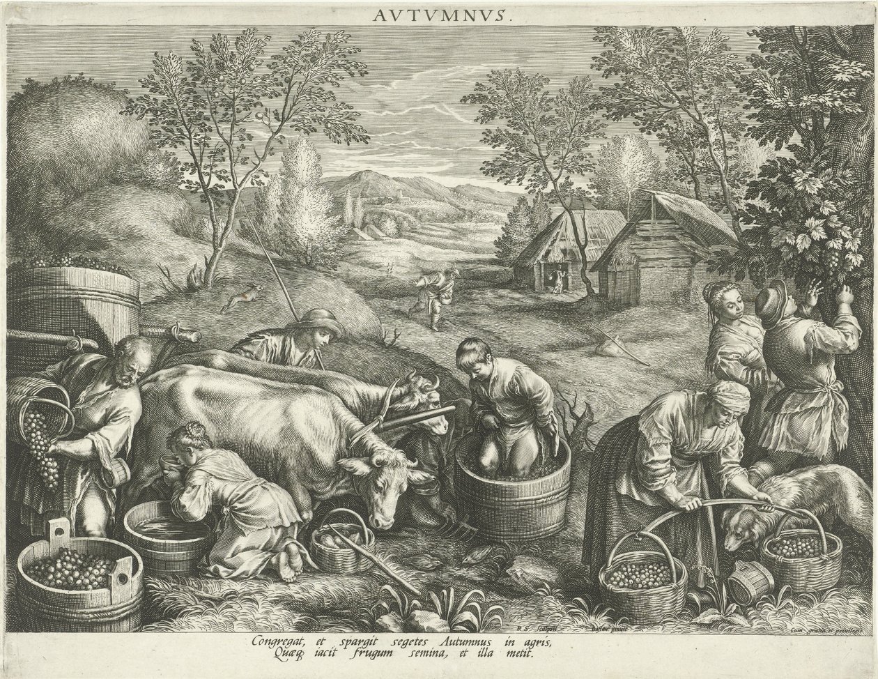Automne (Les quatre saisons) - Raphaël Sadeler (I)