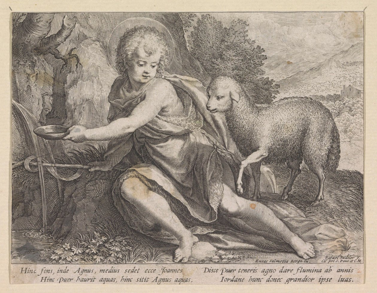 Jean-Baptiste jeune homme près d
