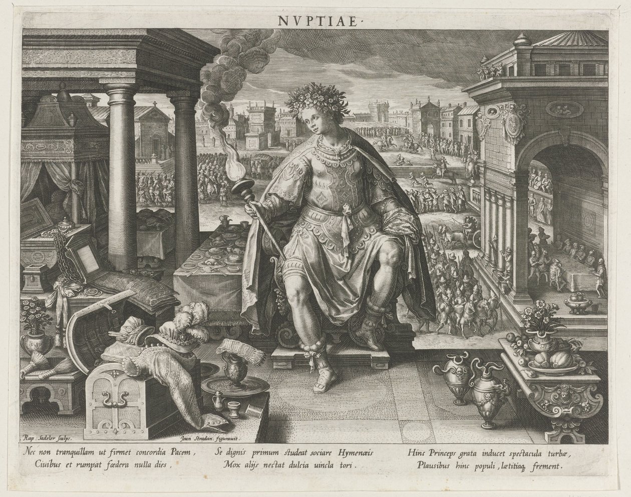 Nuptiae comme personnification du mariage - Raphaël Sadeler (I)