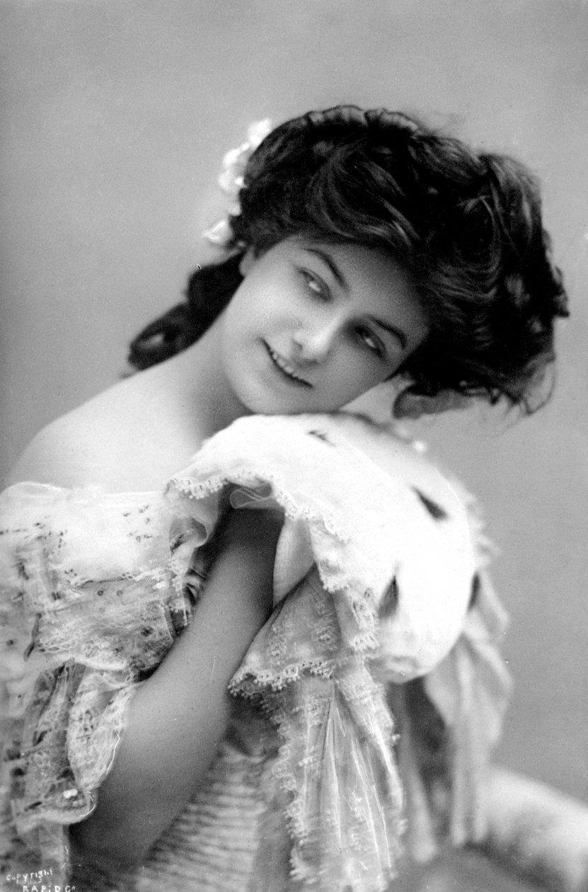 Ethel Oliver, actrice, années 1900 - Rapid Photo Company