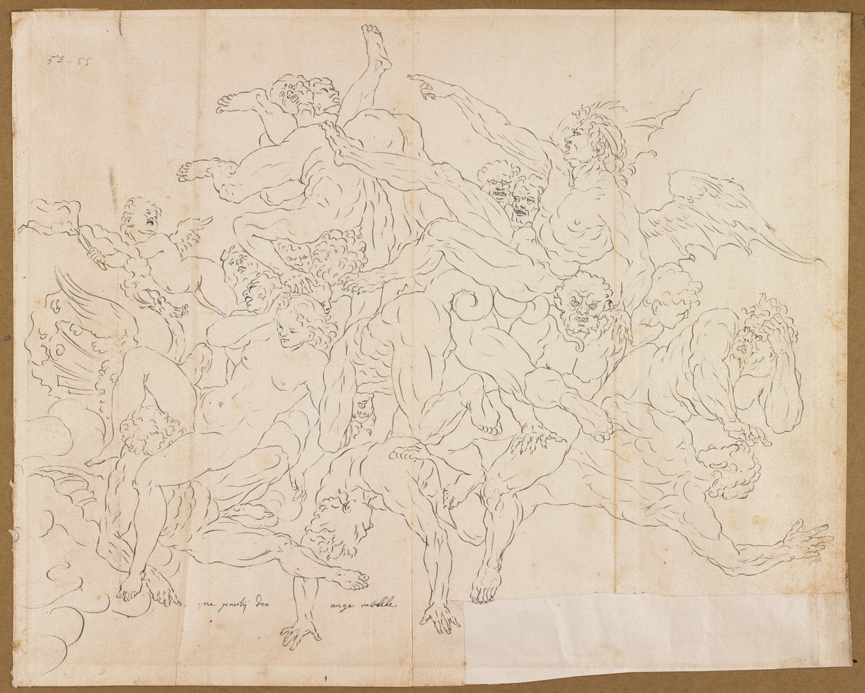Chute des anges rebelles (détail) - Raymond Lafage