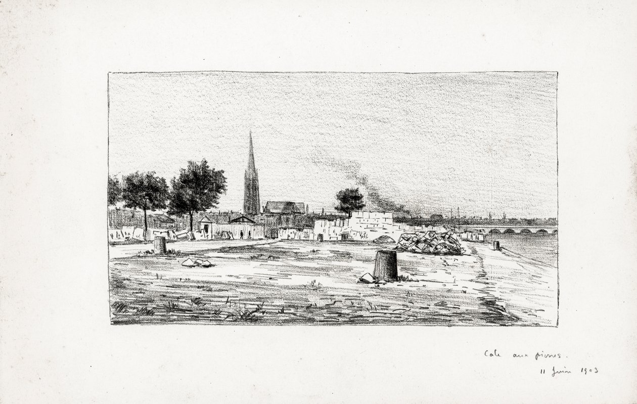 Bordeaux, cale aux pierres, June 11 - Raymond Bonnefon