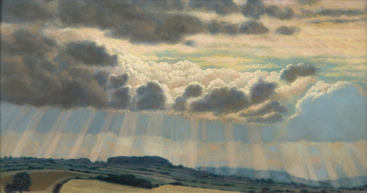 Paysage avec nuages - Raymond Booth