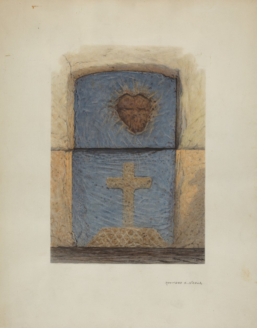 Clef de voûte, vers 1940 - Raymond E. Noble
