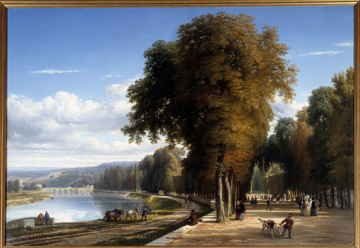 Promenade au parc de Saint-Cloud - Raymond Esbrat