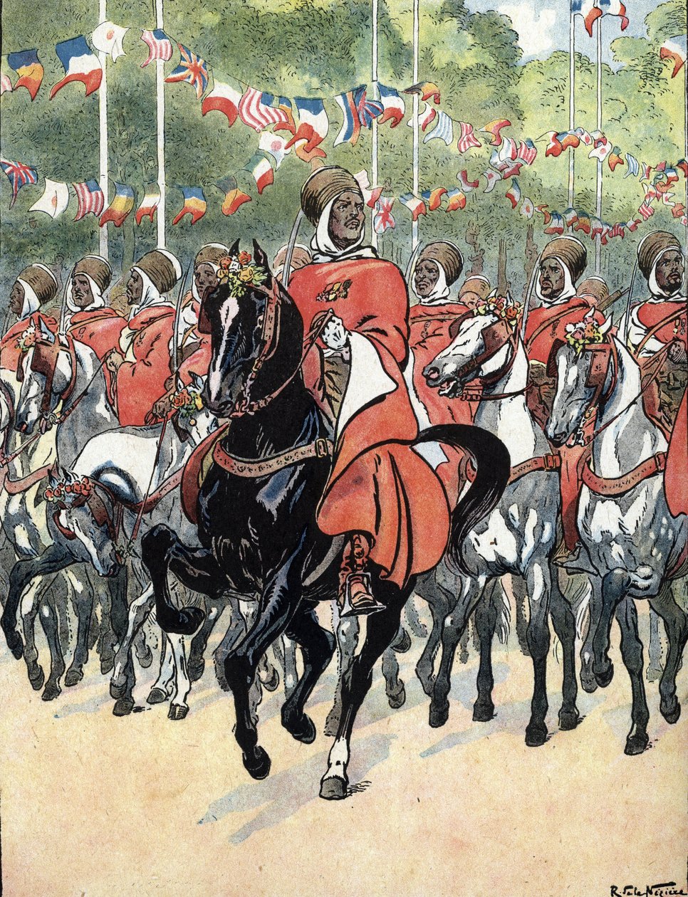 Première Guerre mondiale : défilé de la victoire sur l