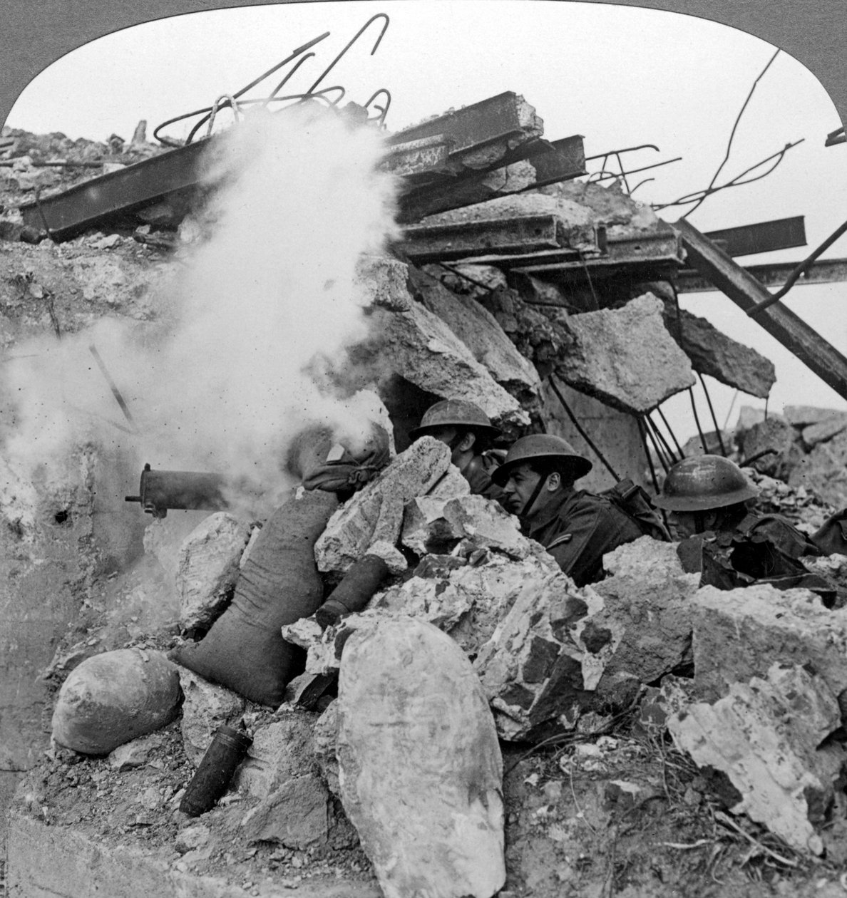 Nid de mitrailleuse, Poelcappelle, Belgique, Première Guerre mondiale, 1914-1918 - Realistic Travels Publishers