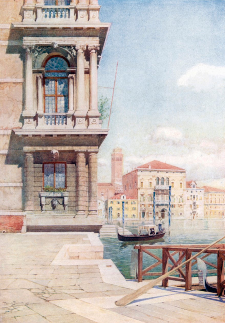 Palais Rezzonico (lithographie couleur) - Reginald Barratt