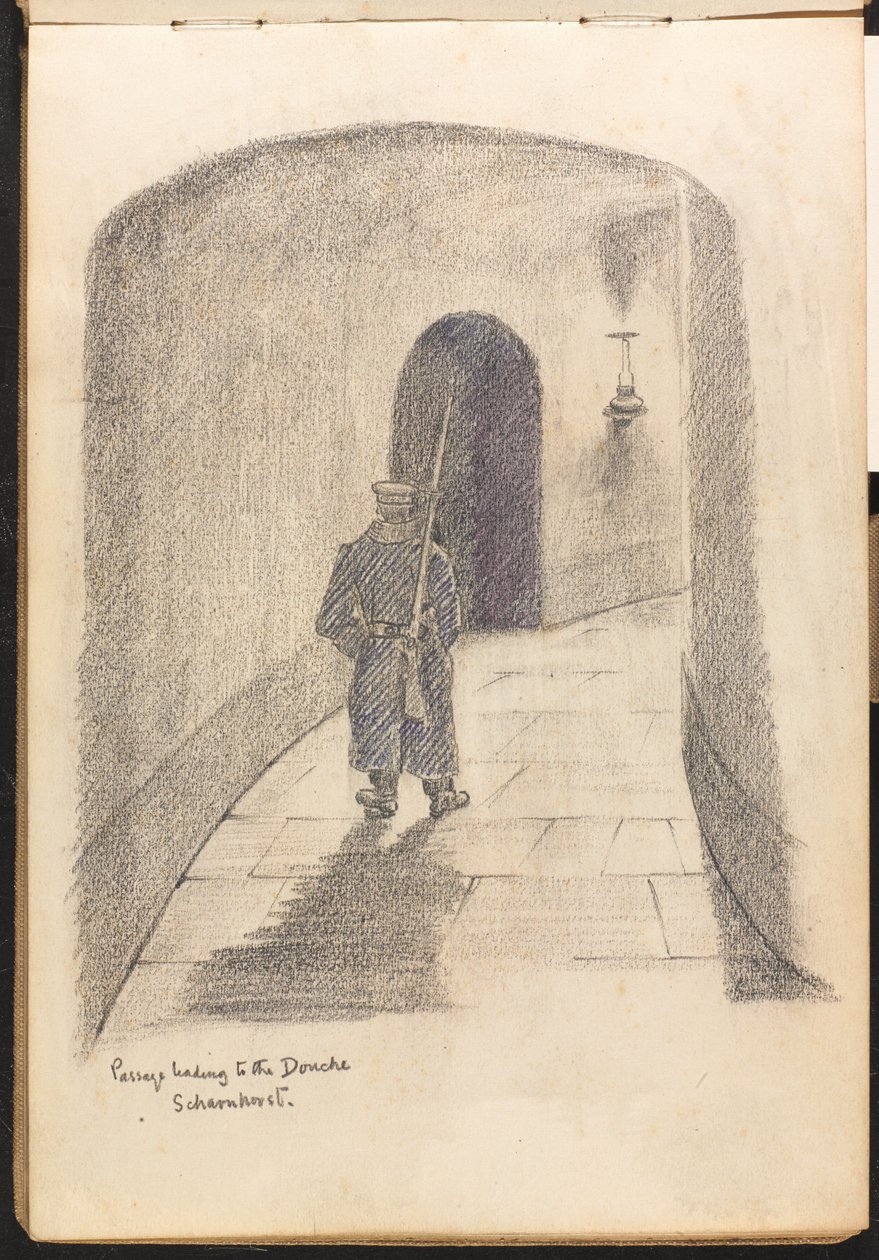 Passage menant à la douche Scharnhorst - Reginald Copleston Bond