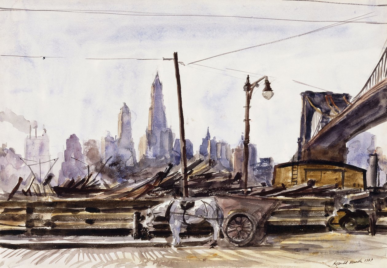 Pont de Brooklyn - Reginald Marsh