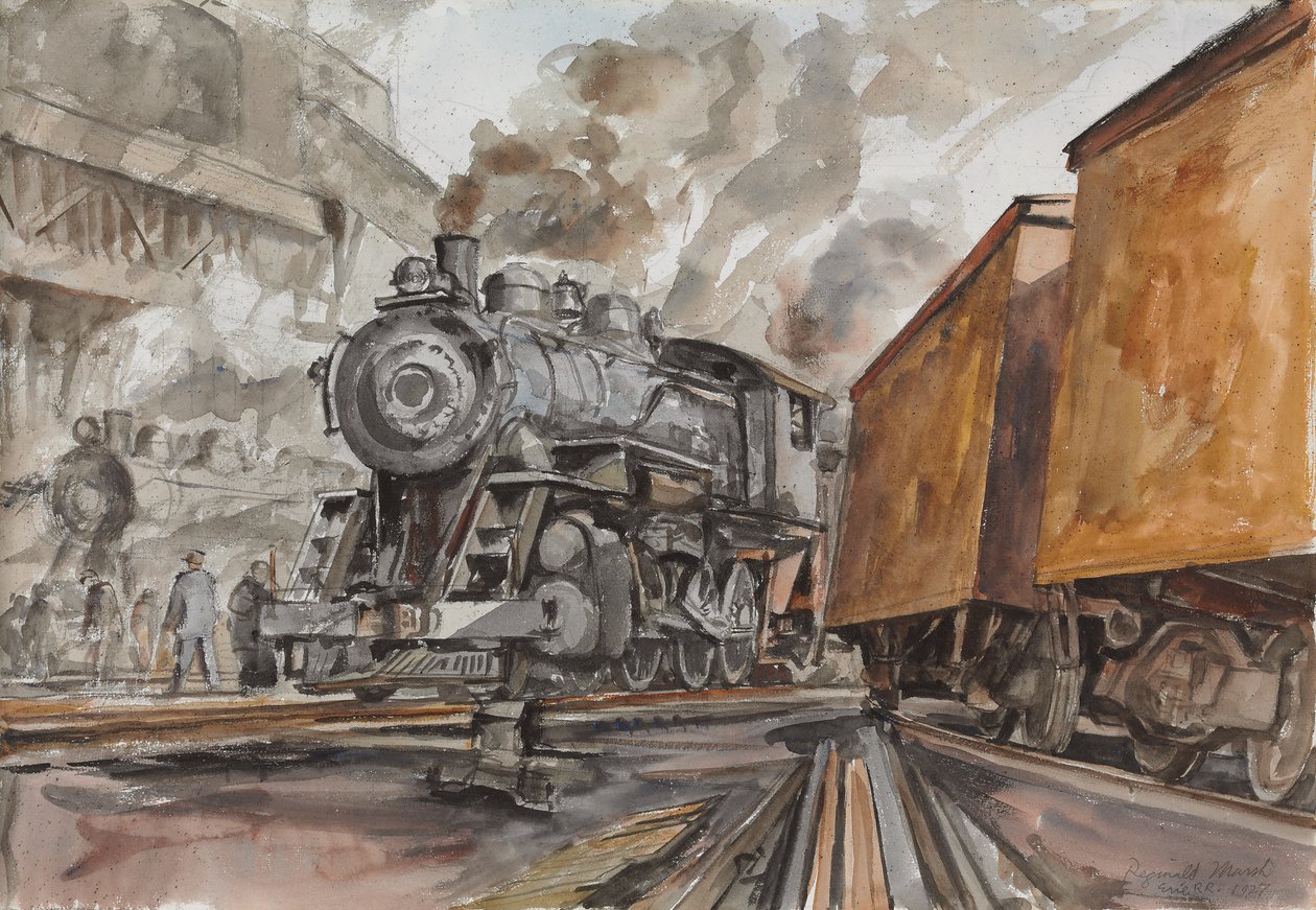 Erie R.R. - Reginald Marsh