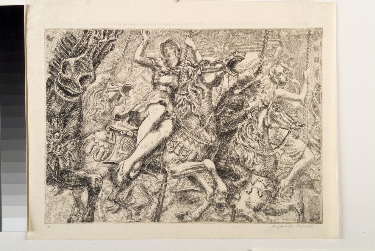Manège (eau-forte) - Reginald Marsh