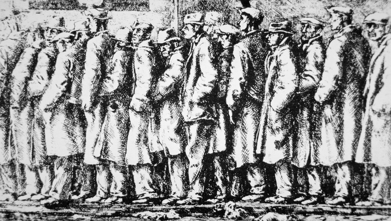 La ligne de pain - Reginald Marsh