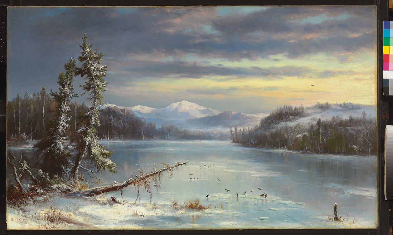 Paysage enneigé - Regis Francis Gignoux