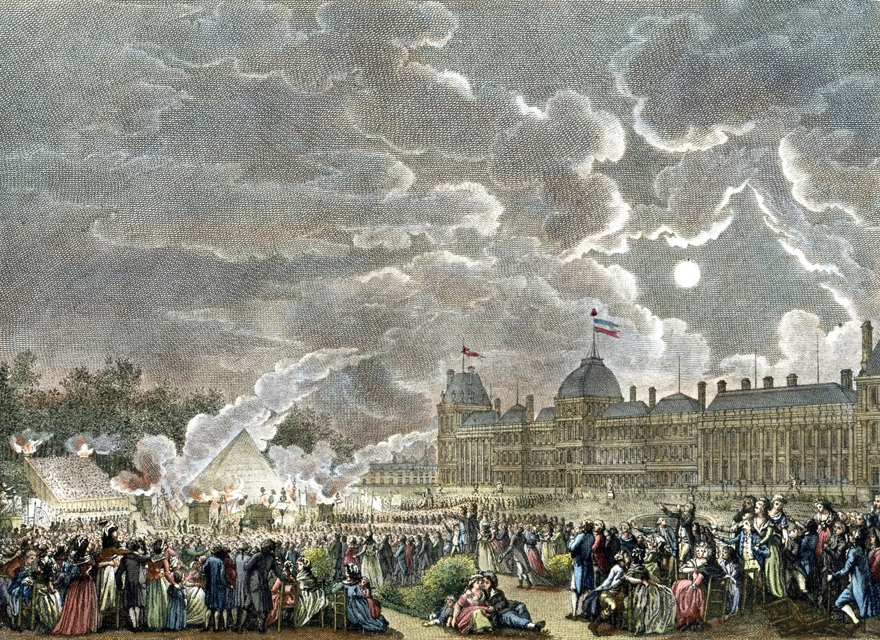 Cérémonie pour les Martyrs de 1792. 1794-1804 (gravure) - Reiner Vinkeles