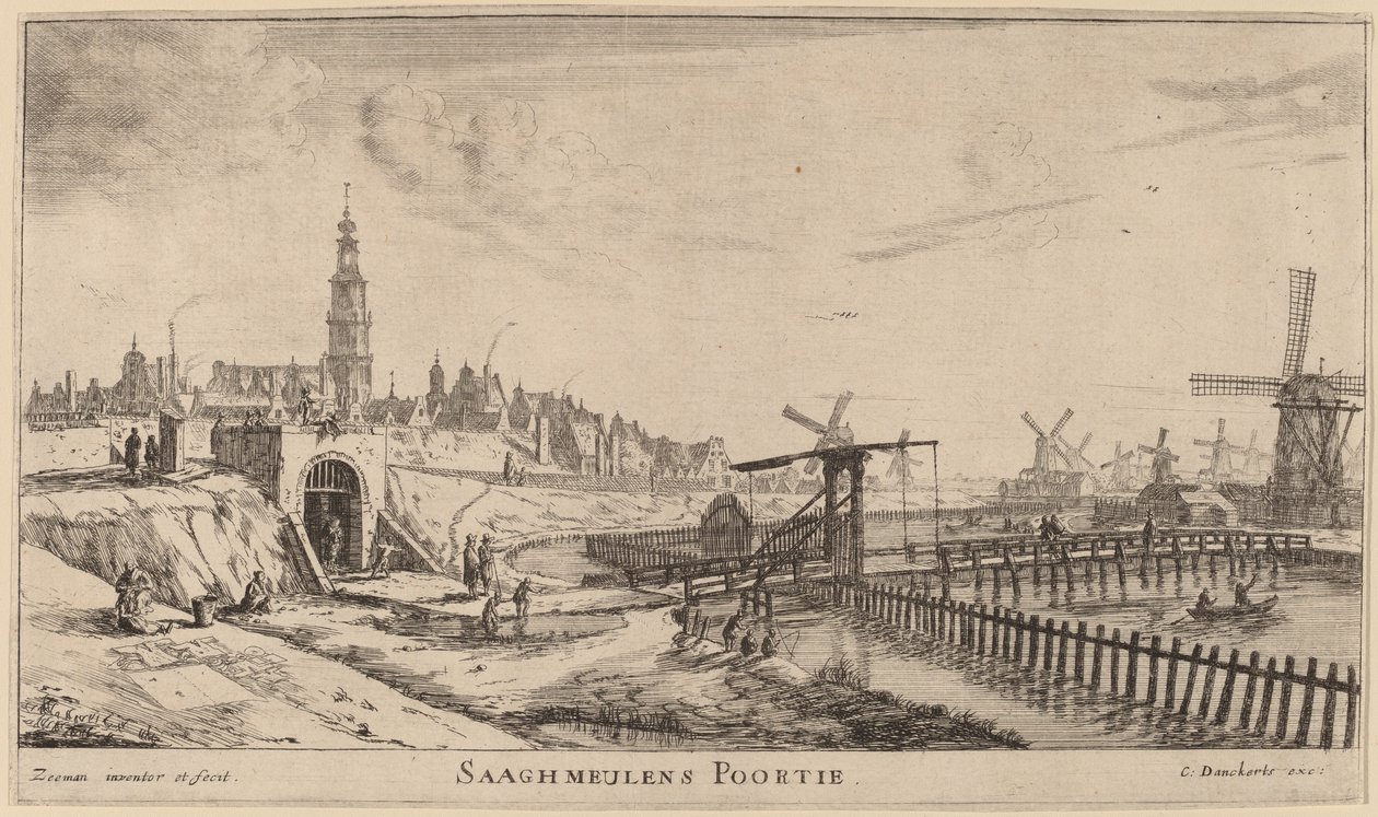 Porte de Zaagmolen - Reinier Nooms, called Zeeman