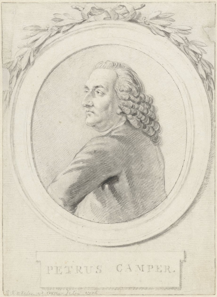 Portrait du professeur Petrus Camper - Reinier Vinkeles (I)