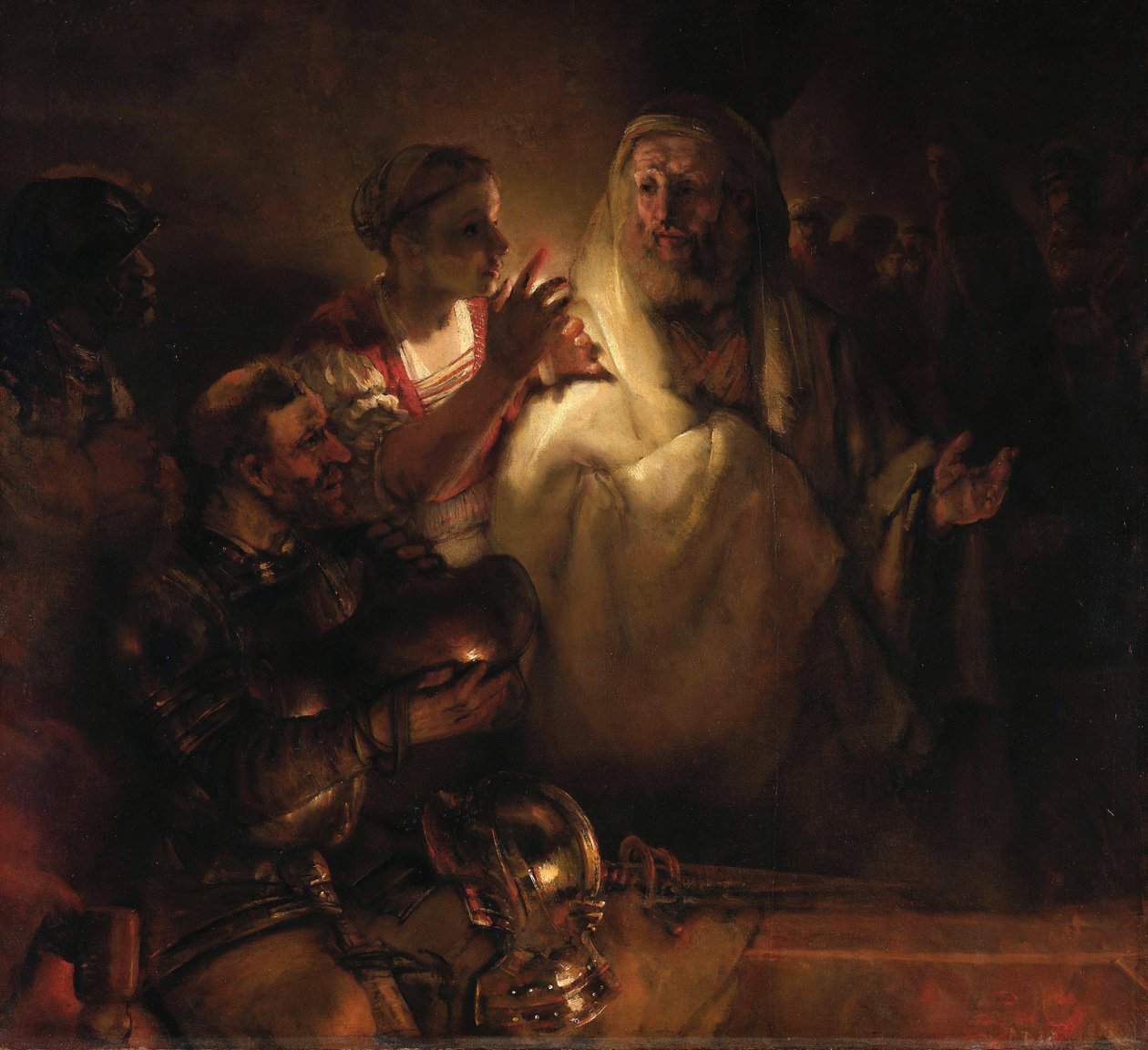 Le reniement de Saint Pierre - Rembrandt van Rijn