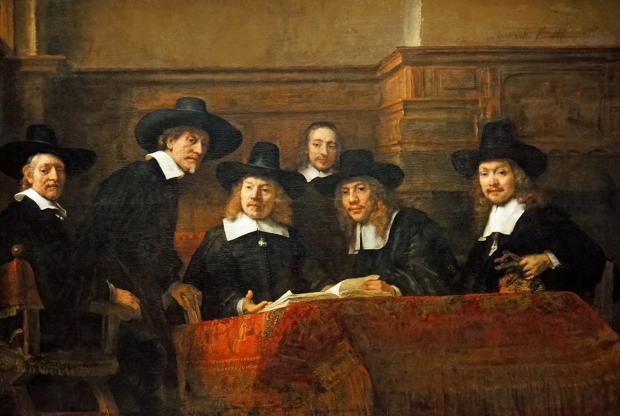 Les Syndics - Rembrandt van Rijn