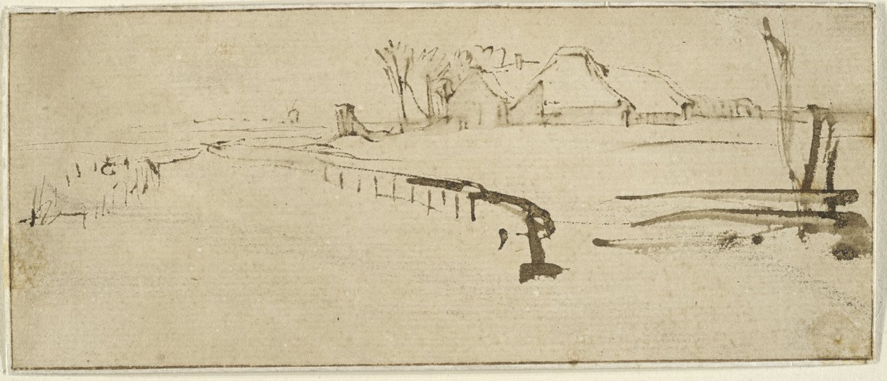 Paysage avec une ferme (Paysage d