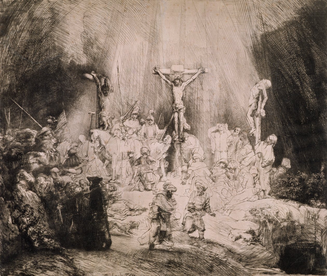 B.78.III Les Trois Croix, vers 1660 - Rembrandt van Rijn