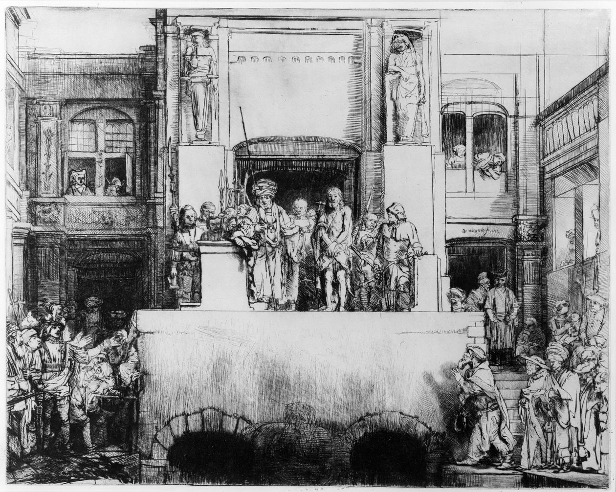 Le Christ présenté au peuple, 1655 - Rembrandt van Rijn