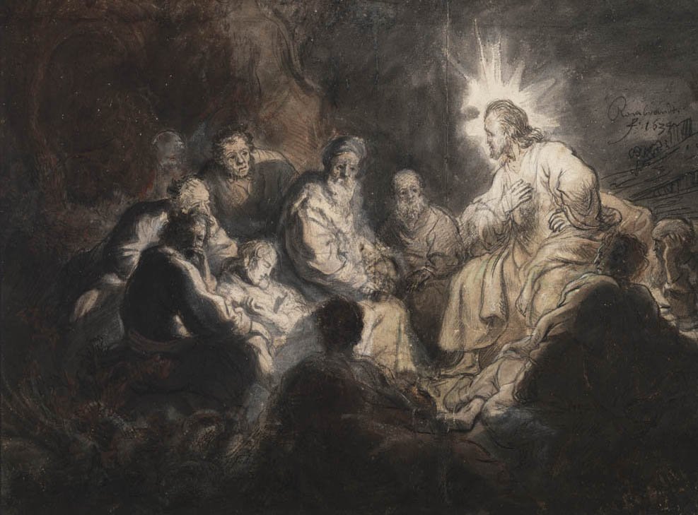 Christ et ses disciples dans le jardin de Gethsémani - Rembrandt van Rijn