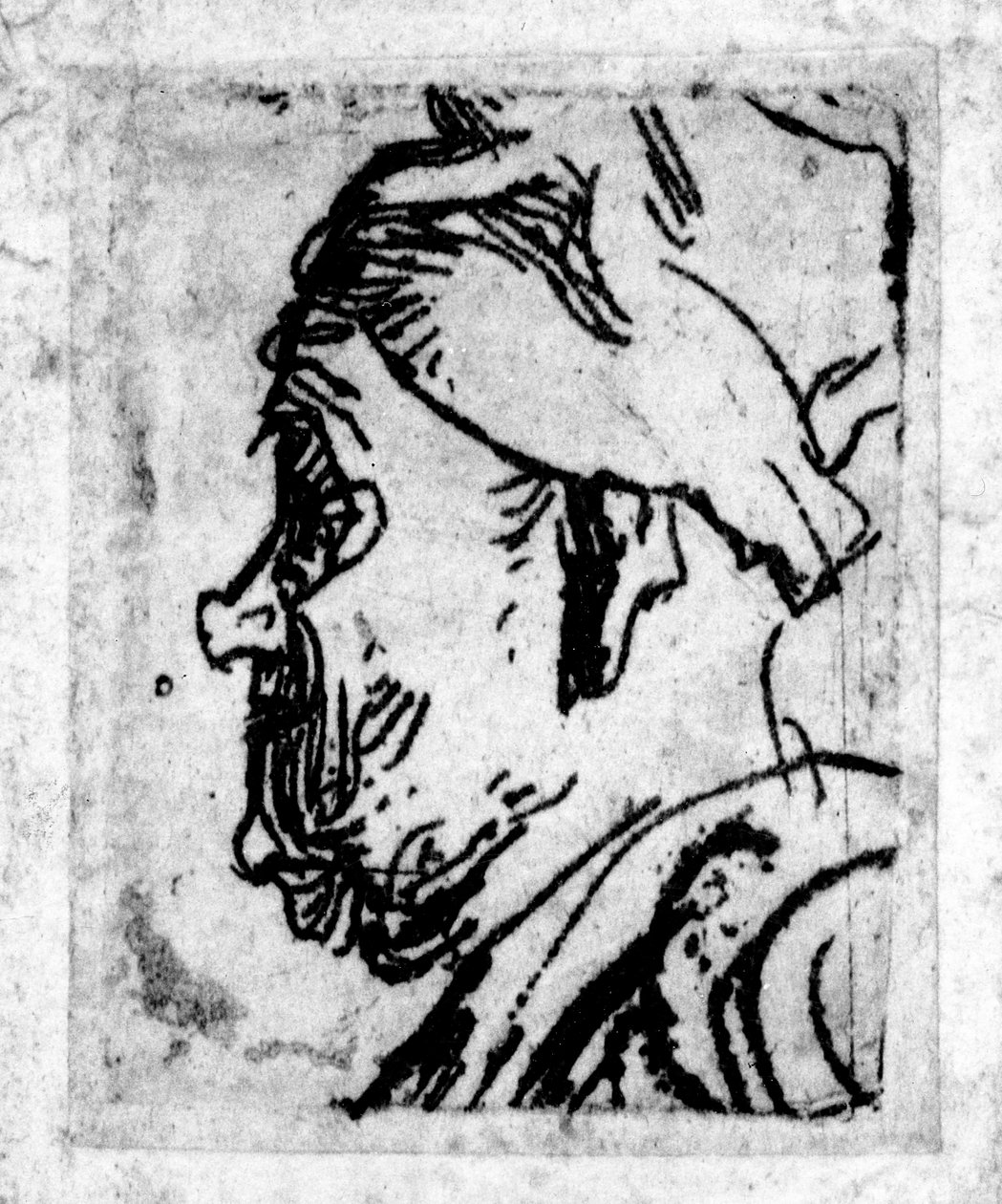 Vieil homme au nez retroussé - Rembrandt van Rijn