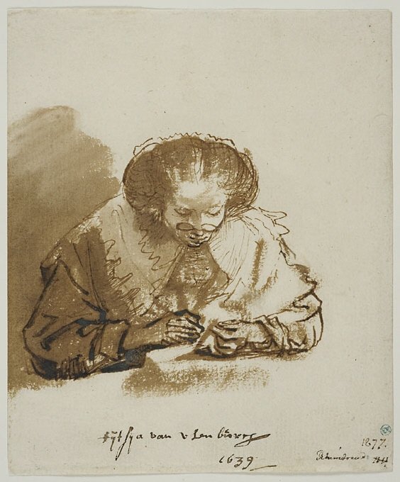Portrait de Titia van Uylenburgh - Rembrandt van Rijn