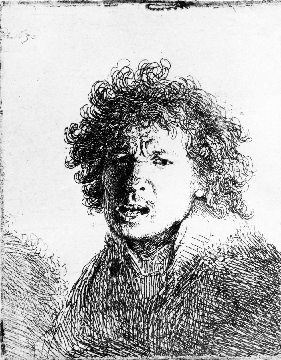 Autoportrait, 1630 - Rembrandt van Rijn